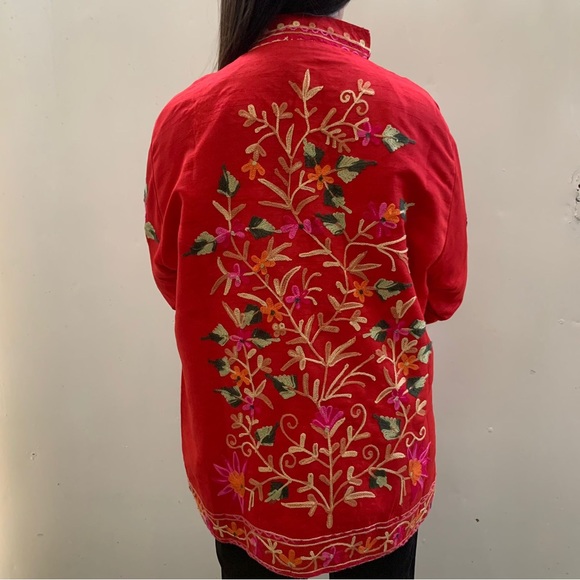 Pakistani cultural embroidered jacket - Picture 7 of 12